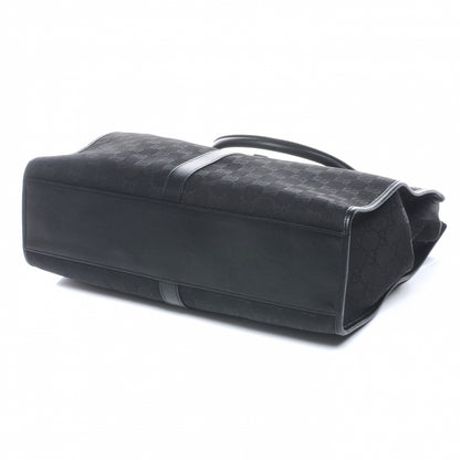 Gucci Canvas Monogram Shoulder Bag Black 4 of 8