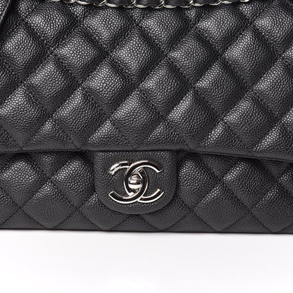 Chanel Caviar Quilted Jumbo Easy Flap Black 10 of 10