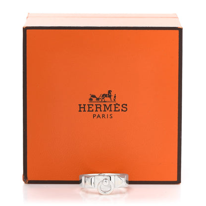 Hermes Sterling Silver PM Collier De Chien Ring 55 7.25 5 of 5