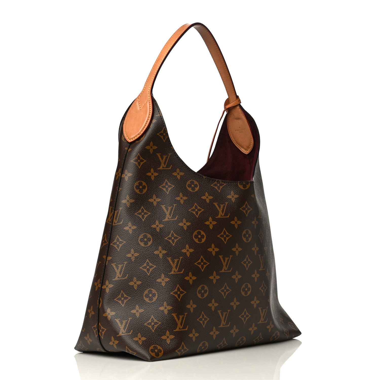 Louis Vuitton Monogram Flower Hobo Beige 3 of 13