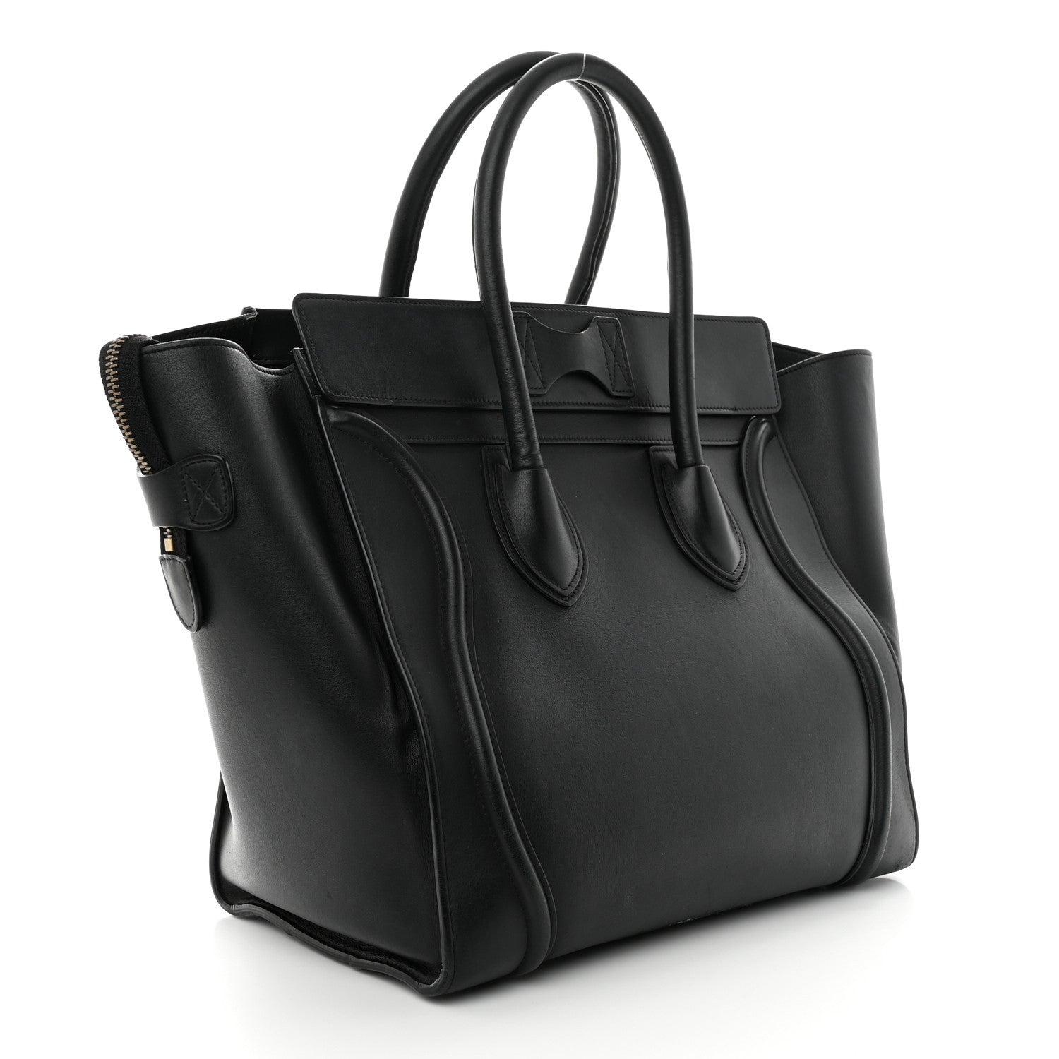 Celine Smooth Calfskin Medium Luggage Black 3 of 17