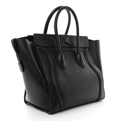 Celine Smooth Calfskin Medium Luggage Black 3 of 17
