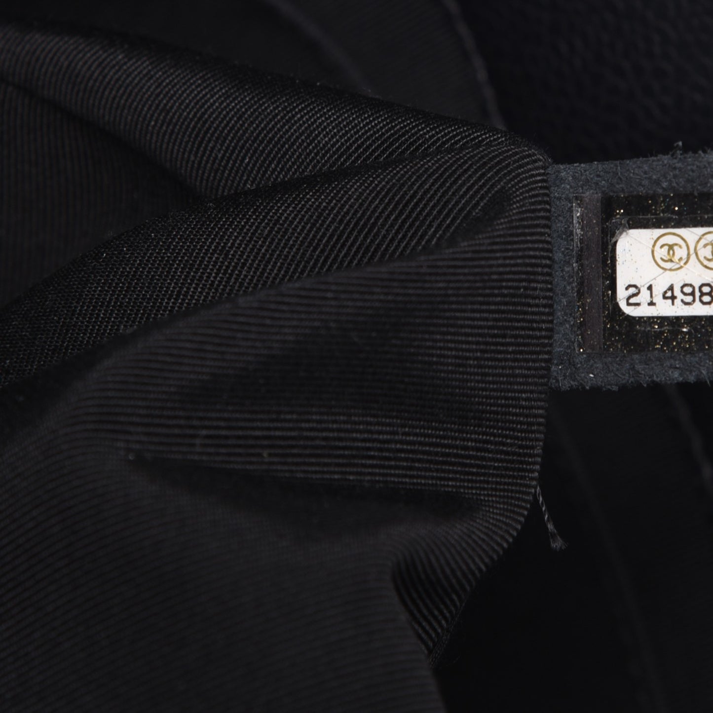 Caviar Quilted Flap Tote Black