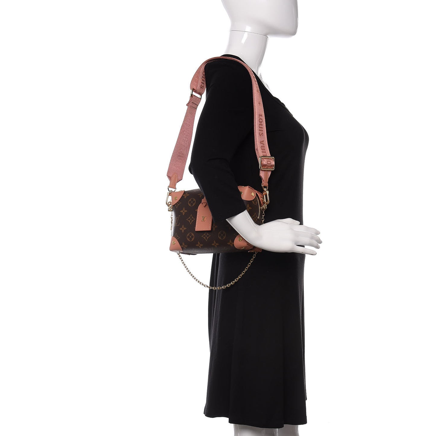 Monogram Petite Malle Souple Peach