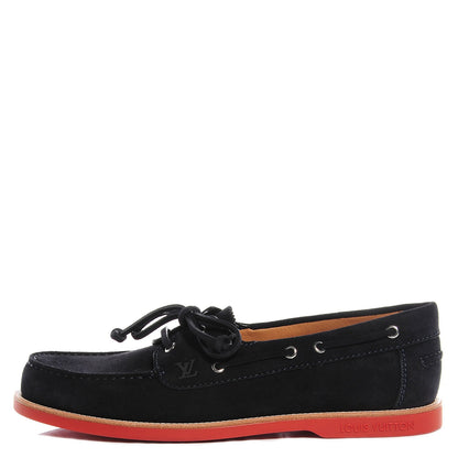 Louis Vuitton Mens Suede Transatlantic Loafers Marine 8.5 1 of 6