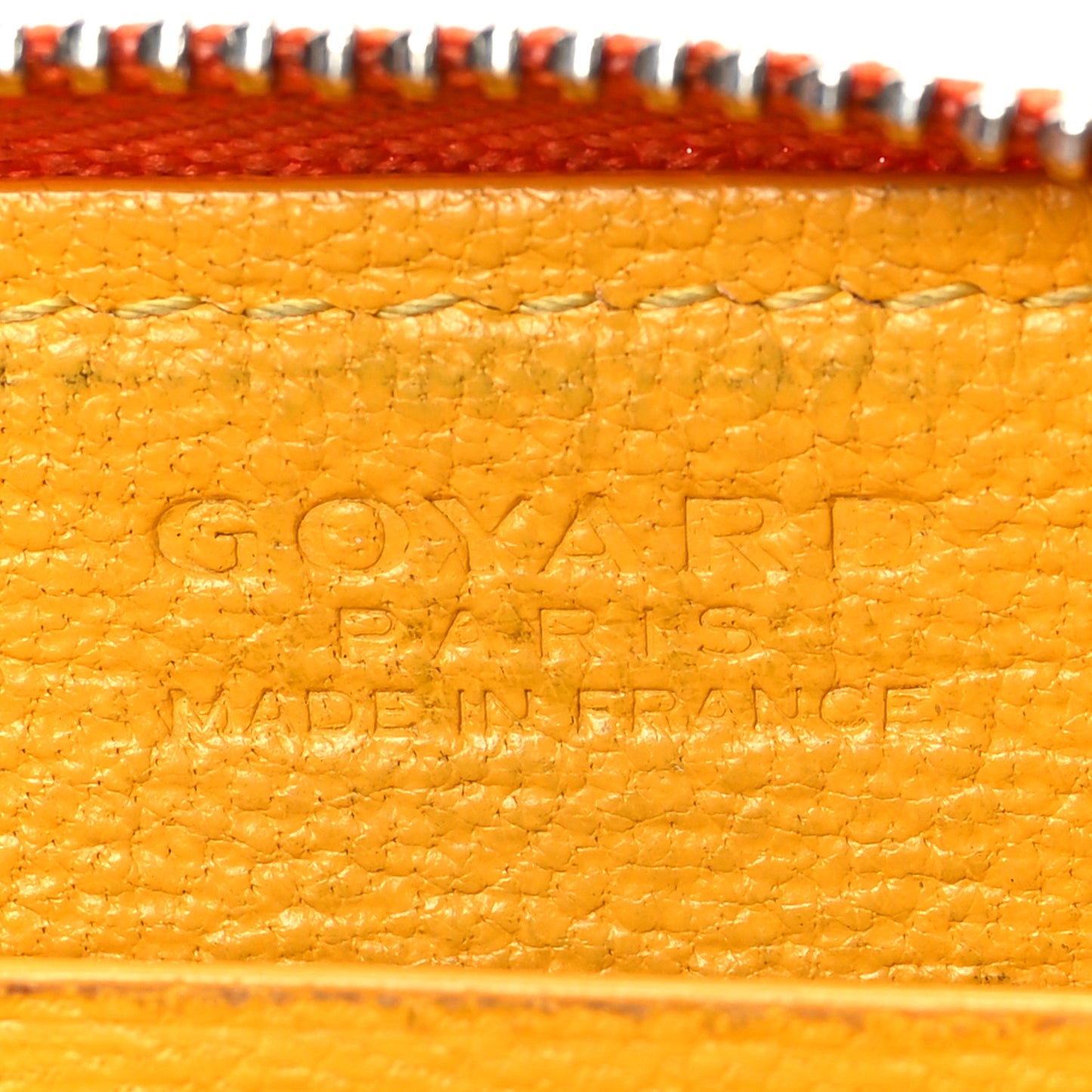 Goyardine Matignon PM Wallet Orange