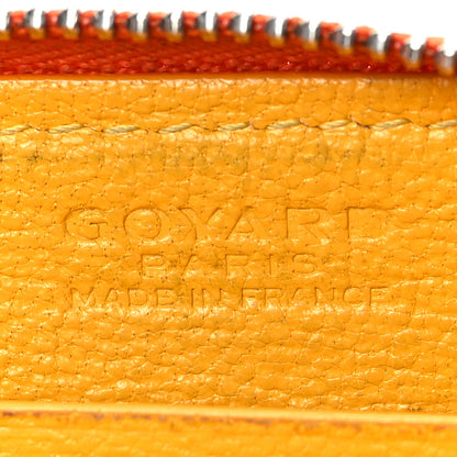 Goyard Goyardine Matignon PM Wallet Orange 6 of 8
