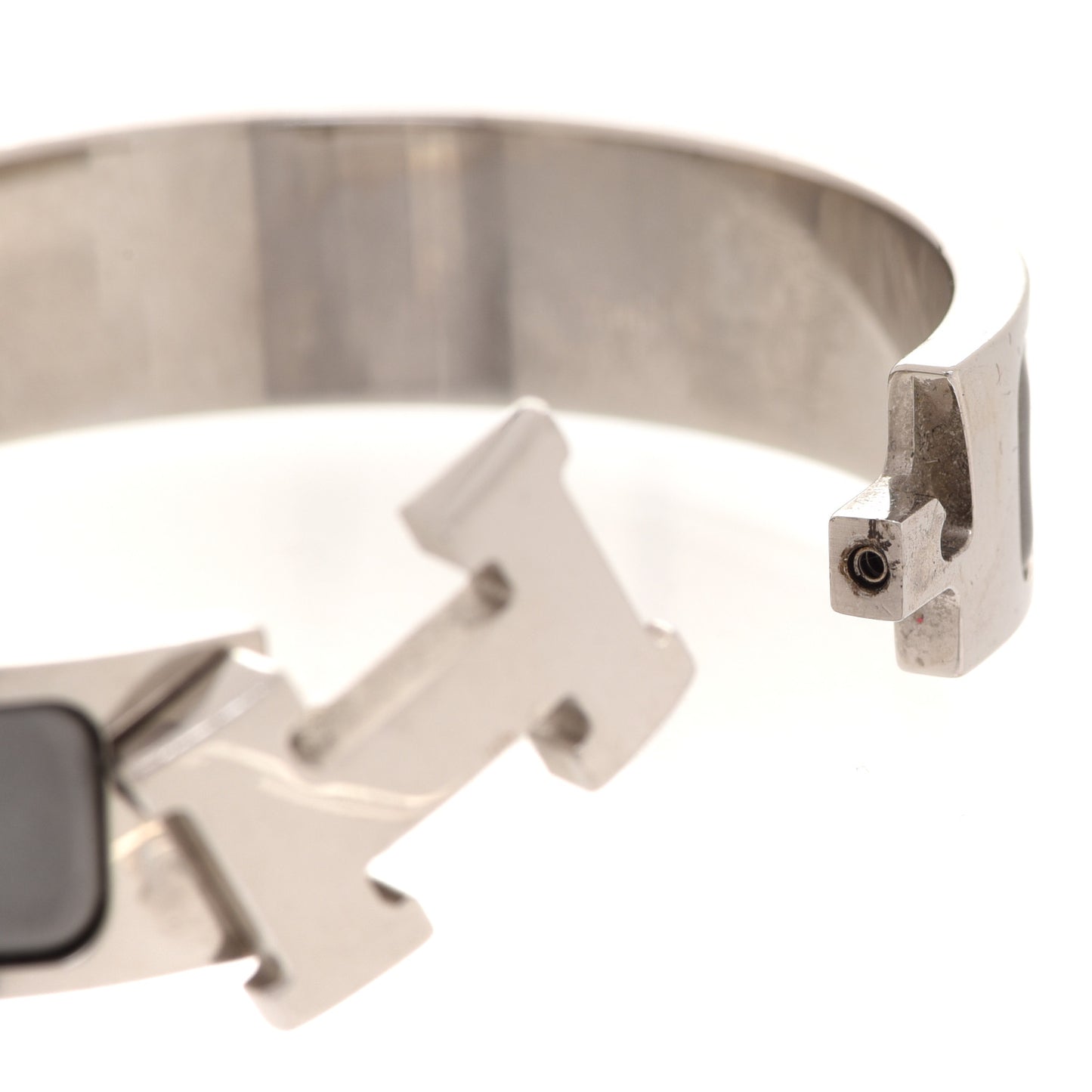 Enamel Narrow Clic Clac H Bracelet PM Macadam
