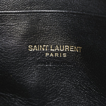 Saint Laurent Grain De Poudre Matelasse Monogram Mini Lou Camera Bag Black 6 of 10