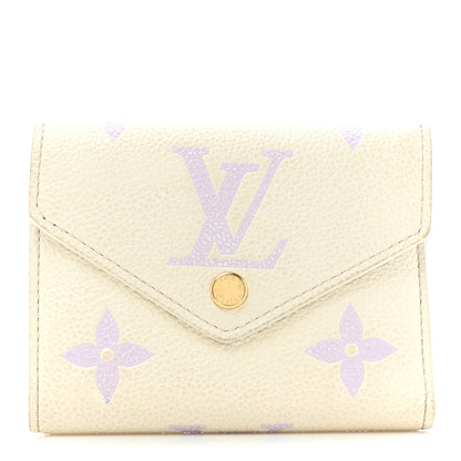 Louis Vuitton Empreinte Monogram Giant Victorine Wallet Latte Bubble Tea 1 of 10