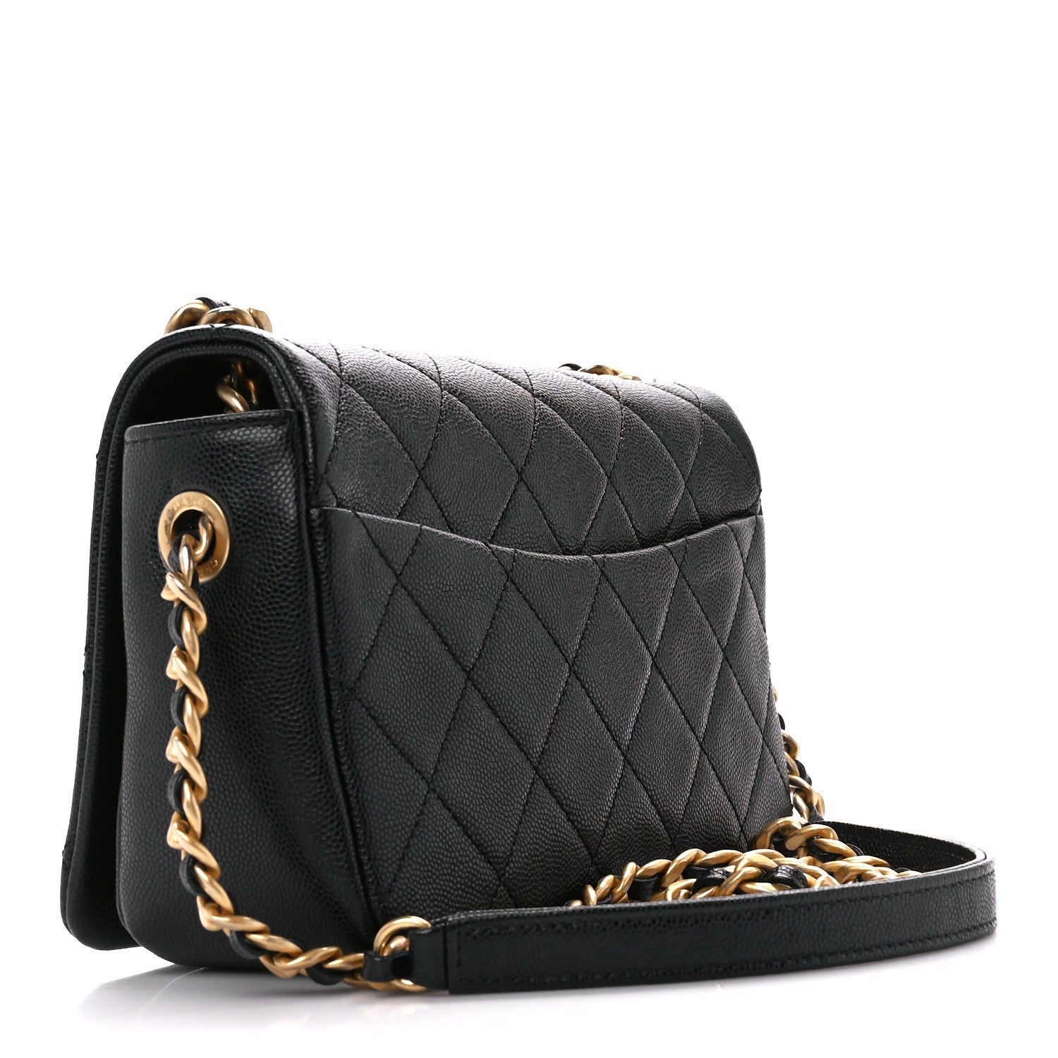 Chanel Caviar Quilted Small Fashion Therapy Flap Bag Black 3 of 11