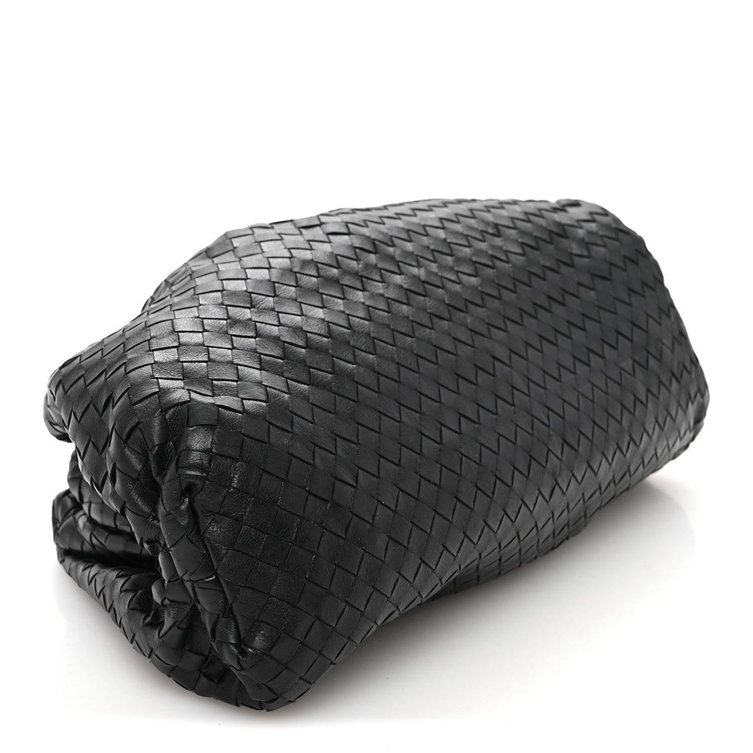 Bottega Veneta Nappa Maxi Intreccio The Pouch Oversized Clutch Black 4 of 12