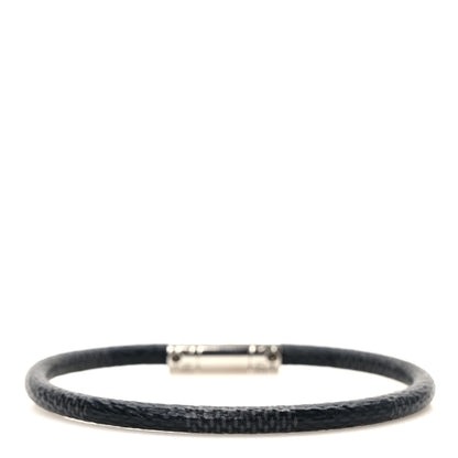 Louis Vuitton Damier Graphite Keep It Bracelet 19 3 of 5