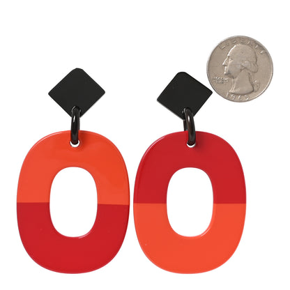 Hermes Lacquered Isthme Earrings 2 of 5