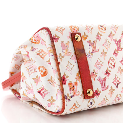 Louis Vuitton Watercolor Aquarelle Frame Speedy White 8 of 10