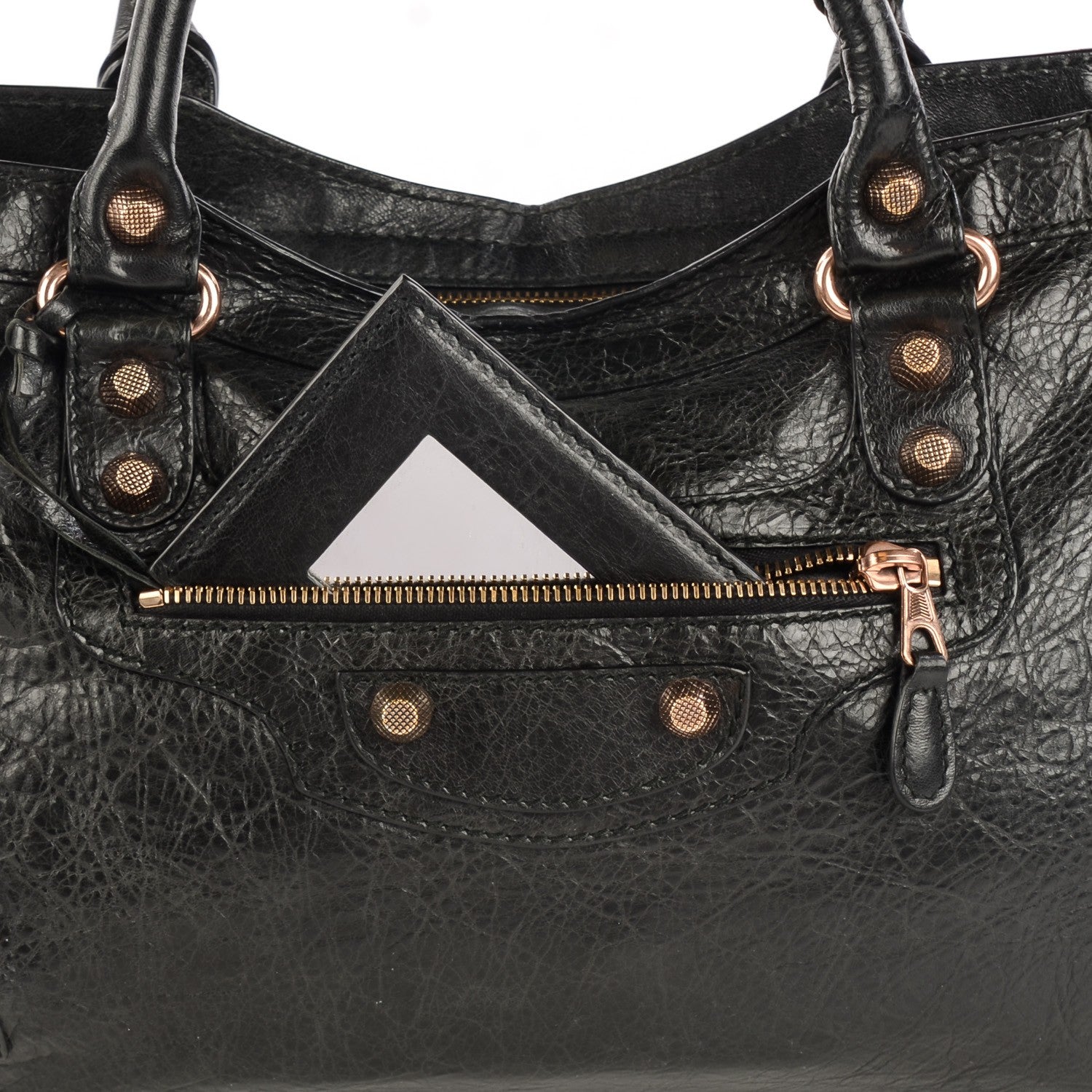 Balenciaga Agneau Giant 12 Rose Gold Hardware City Black 4 of 13