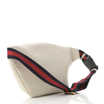 Gucci Grained Calfskin Logo Belt Bag White 3 of 11