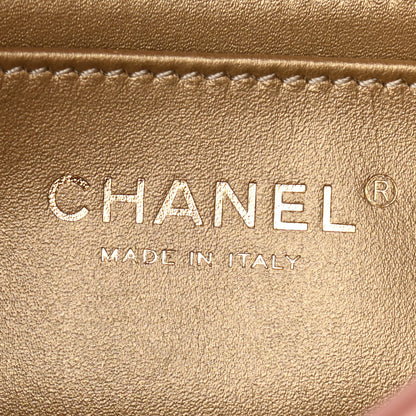 Chanel Lambskin Quilted Mini Rectangular Pearl Crush Flap Dark Pink 6 of 9