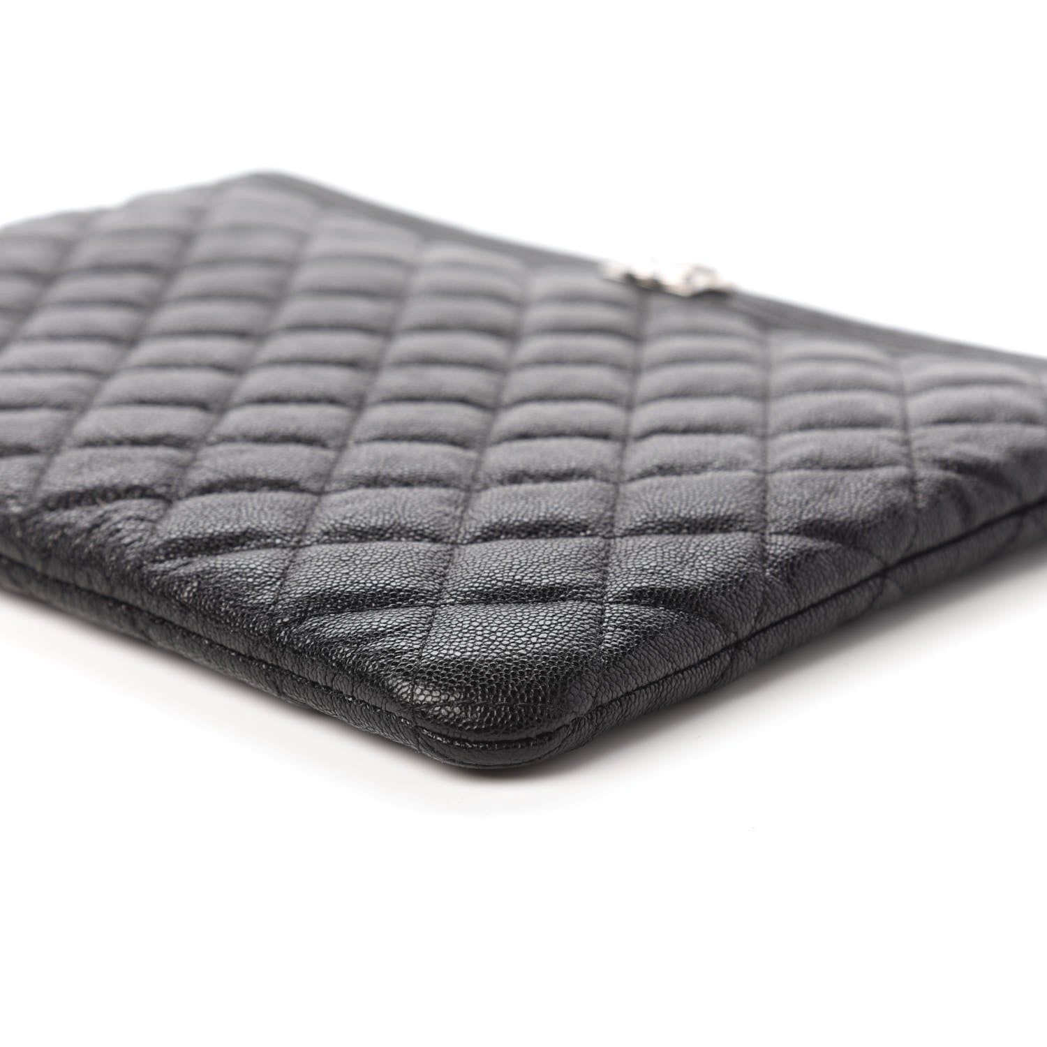 Chanel Caviar Quilted Medium Boy Cosmetic Case Black 7 of 10
