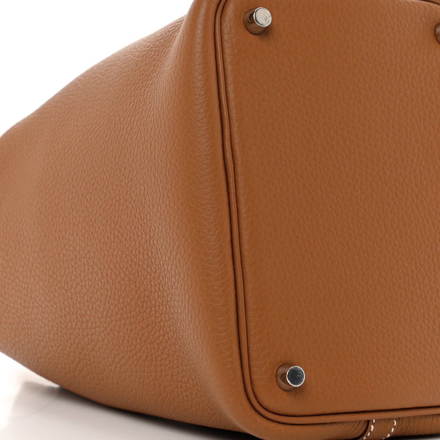 Hermes Taurillon Clemence Picotin Lock 18 PM Gold 8 of 10