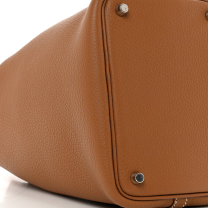 Hermes Taurillon Clemence Picotin Lock 18 PM Gold 8 of 10