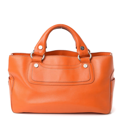 Celine Calfskin Boogie Satchel Orange 1 of 13