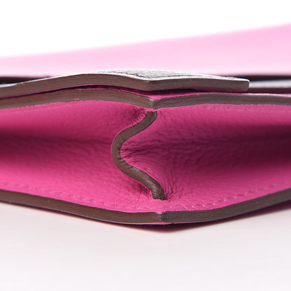 Hermes Evercolor Evergrain Multiplis Clutch Magnolia Havane 8 of 10