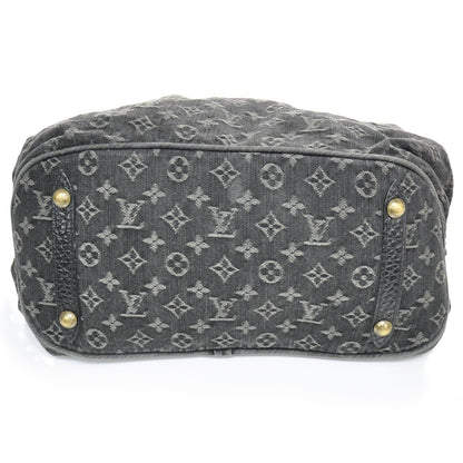 Louis Vuitton Denim Mahina XL Black 4 of 9