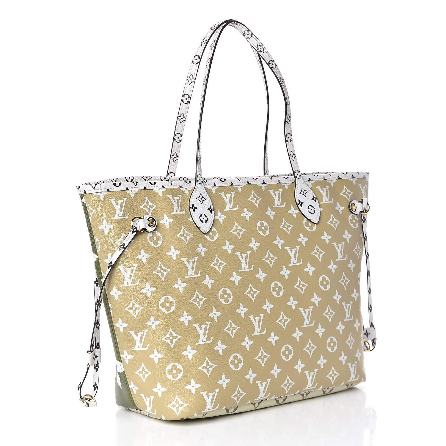 Louis Vuitton Monogram Giant Neverfull MM Kaki 4 of 17