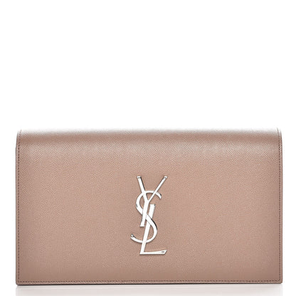 Saint Laurent Grain De Poudre Classic Kate Monogram Clutch Fard 1 of 6
