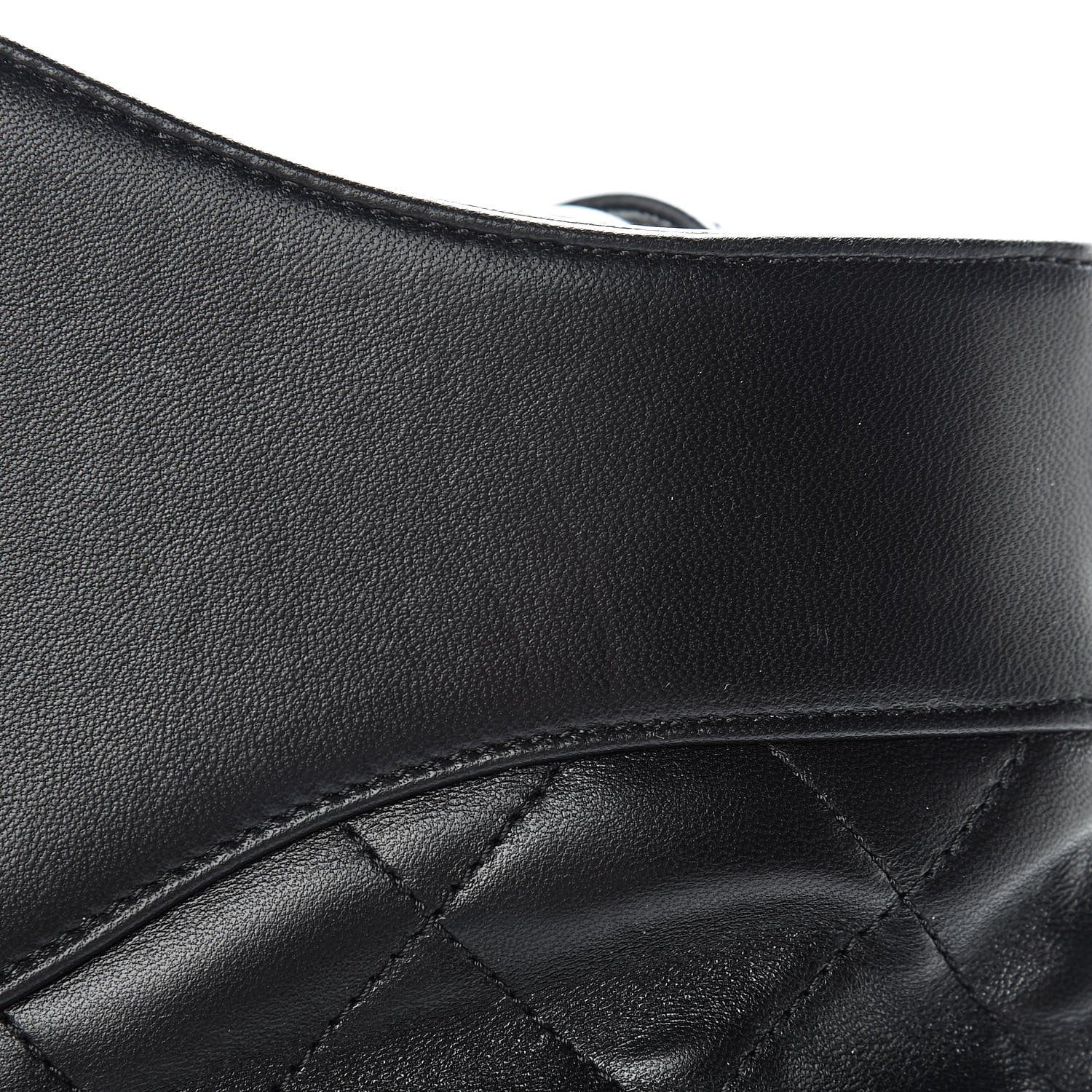 Chanel Lambskin Quilted Large 31 Shopping Bag Black 11 of 11