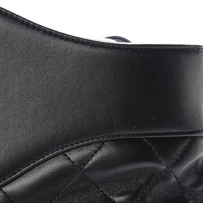 Chanel Lambskin Quilted Large 31 Shopping Bag Black 11 of 11