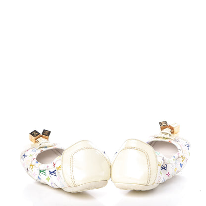 Louis Vuitton Monogram Multicolor Lovely Ballet Flats 36 White 5 of 19