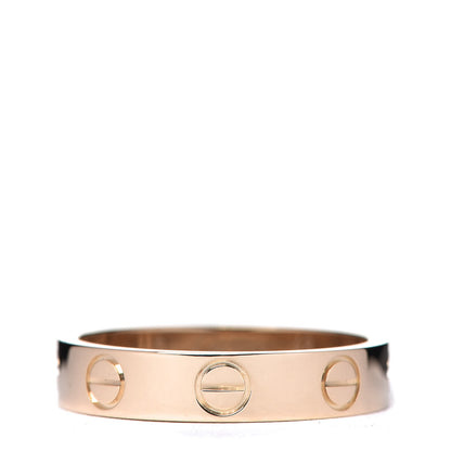 Cartier 18K Yellow Gold 3.5mm LOVE Wedding Band Ring 48 4.5 1 of 5