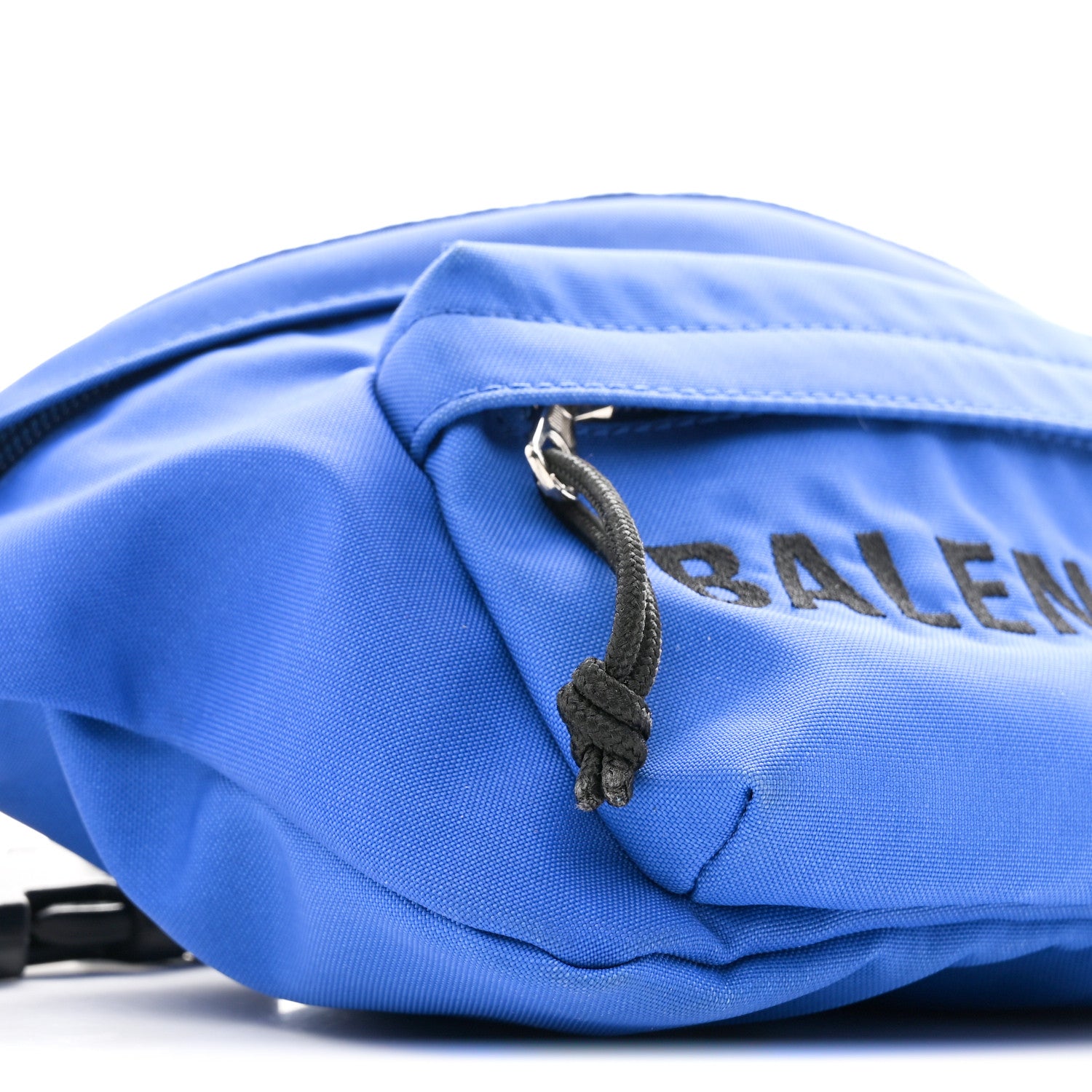 Balenciaga Sport Nylon Logo Embroidered Wheel Beltpack Electric Blue Black 9 of 10