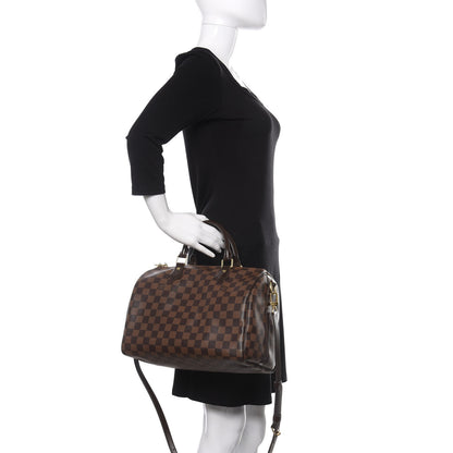 Louis Vuitton Damier Ebene Speedy Bandouliere 30 3 of 16