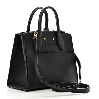 Louis Vuitton Taurillon City Steamer PM Black 3 of 14