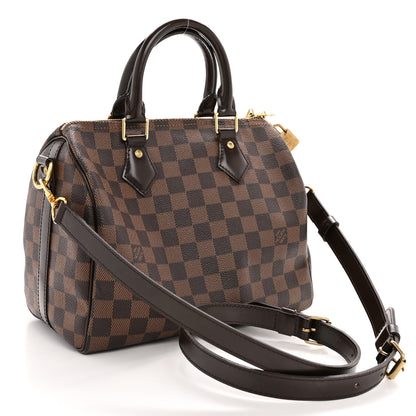Louis Vuitton Damier Ebene Speedy Bandouliere 25 4 of 14