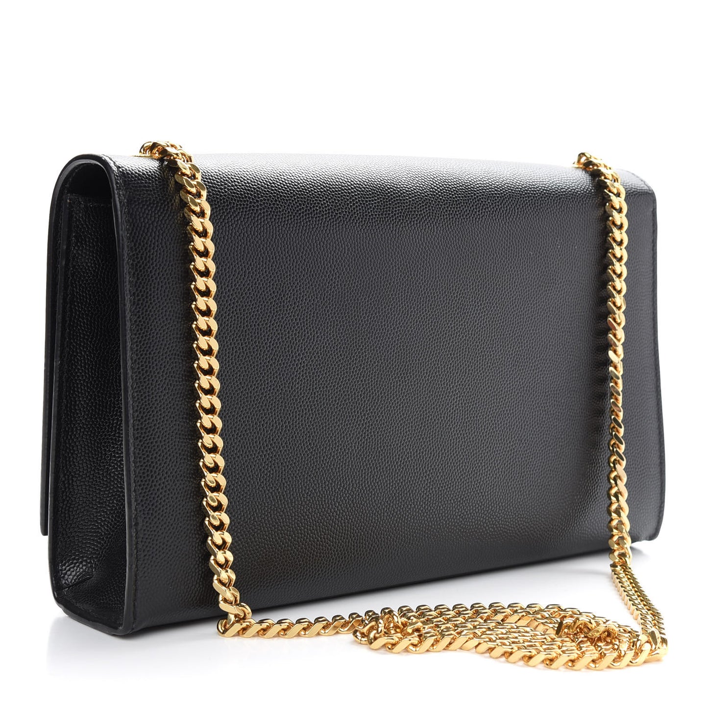 Grain De Poudre Medium Classic Monogram Kate Satchel Black
