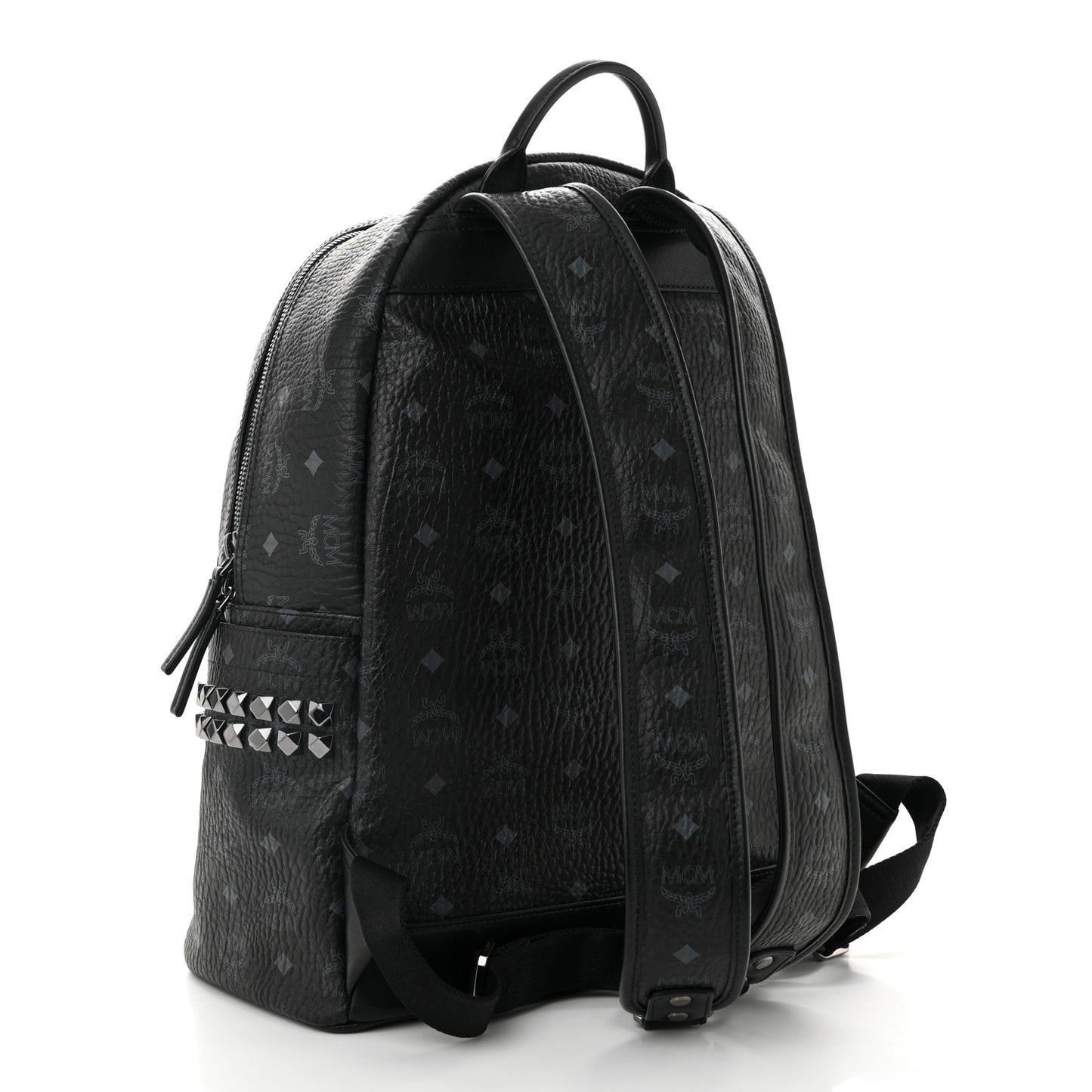 Visetos Medium Side Studs Stark Backpack Black