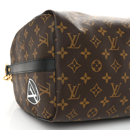 Louis Vuitton Monogram My World Tour Speedy Bandouliere 30 Black 8 of 9