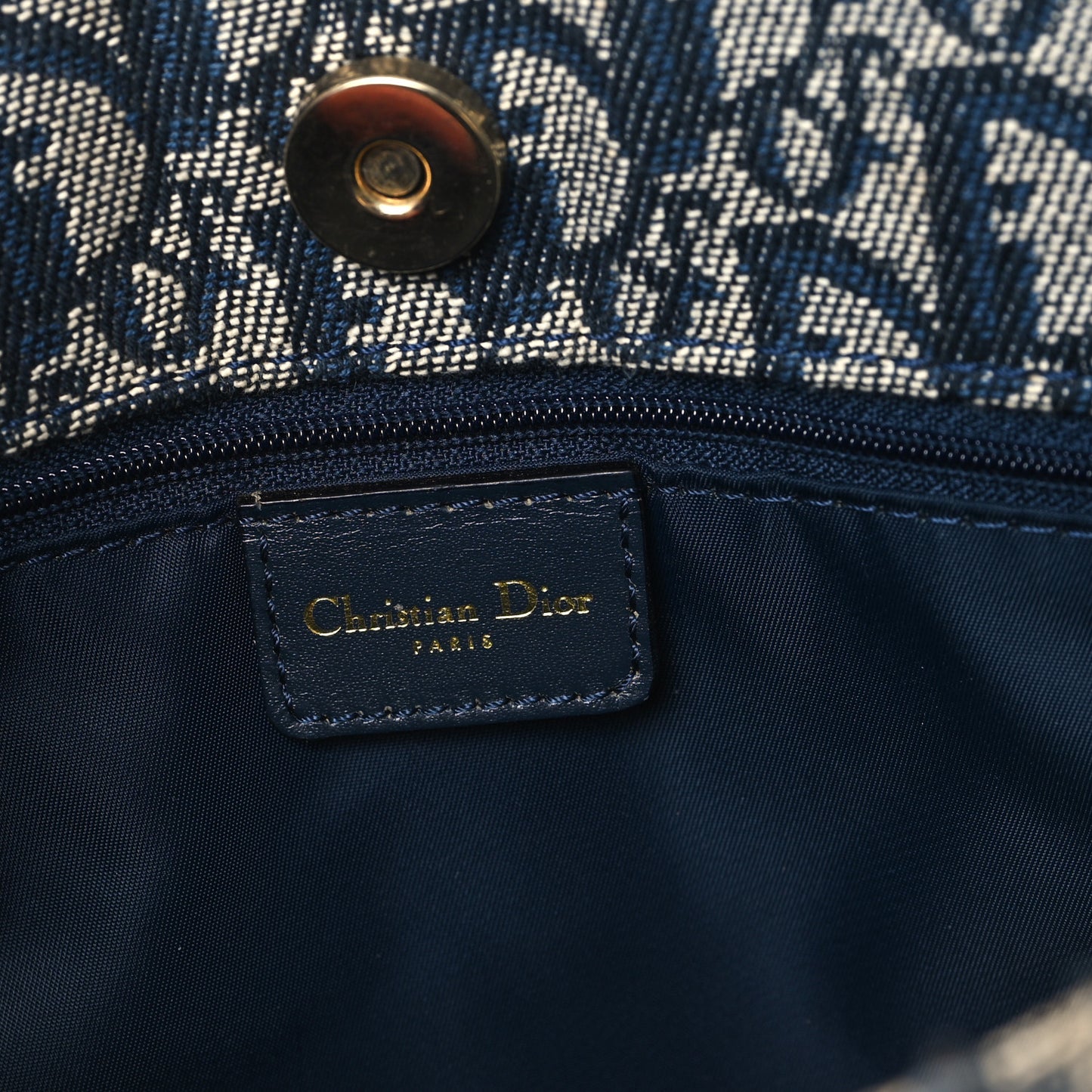 Monogram Tote Blue