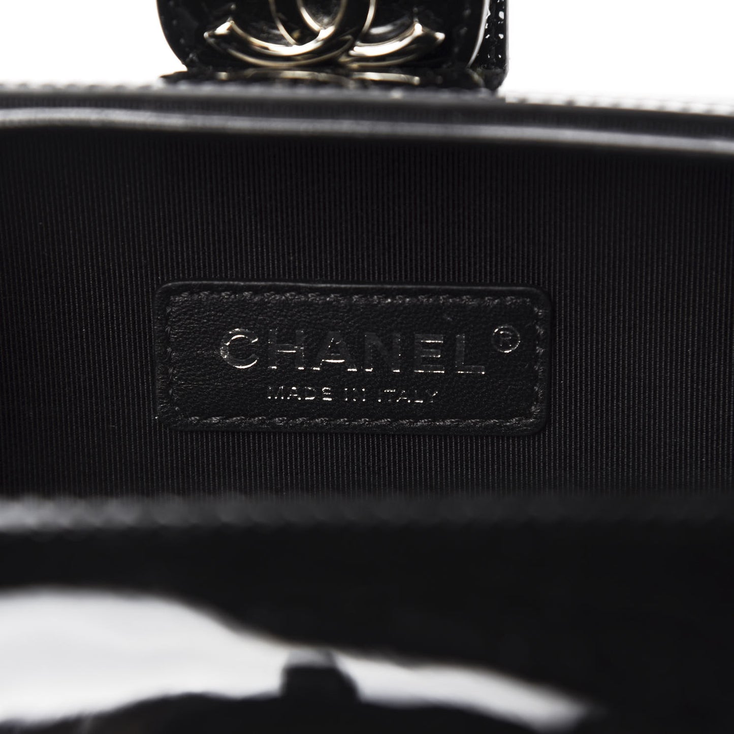 Glitter Patent Evening On The Moon Camera Case Silver