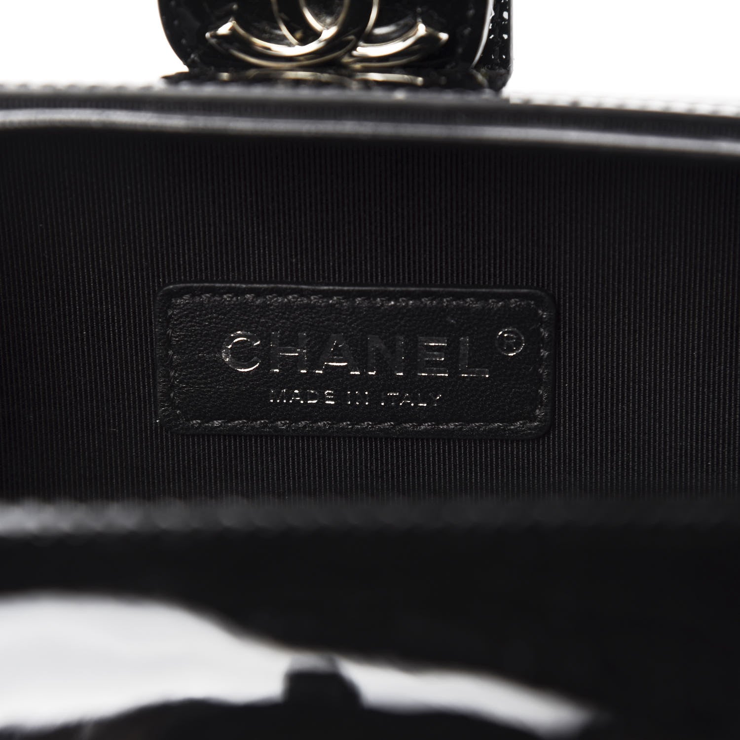 Chanel Glitter Patent Evening On The Moon Camera Case Silver 8 of 11