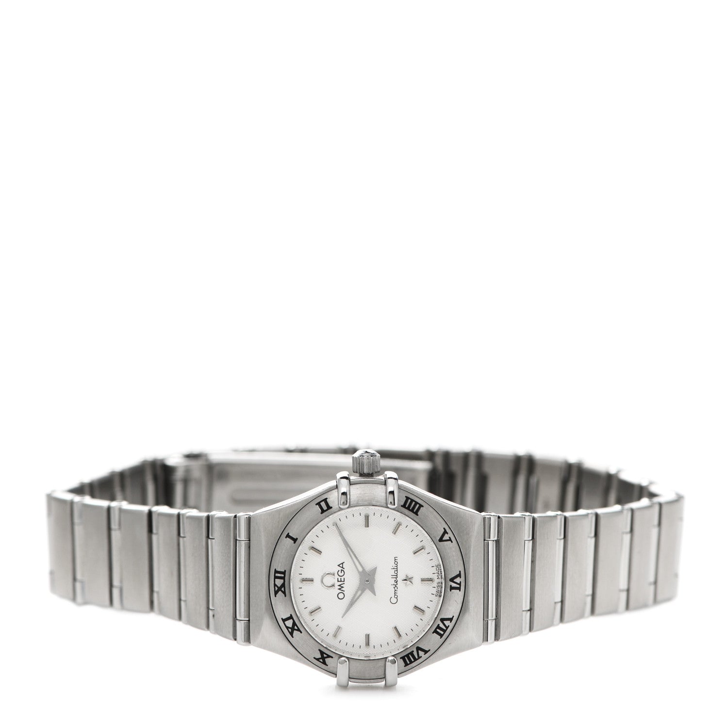 Omega Stainless Steel 22mm Constellation Quartz Watch White 1562.30 2 of 5