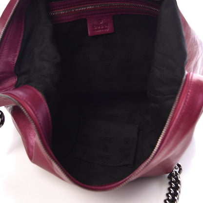 Gucci Metallic Calfskin Medium Galaxy Hobo Purple 5 of 10