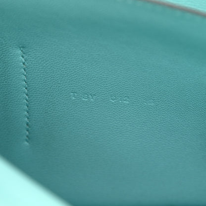 Hermes Togo Dogon Duo Wallet Bleu Atoll 7 of 14