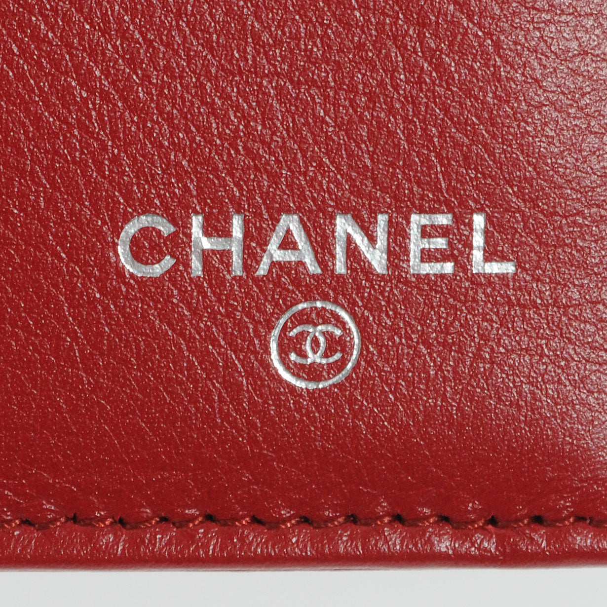 Caviar CC Long Flap Wallet Red