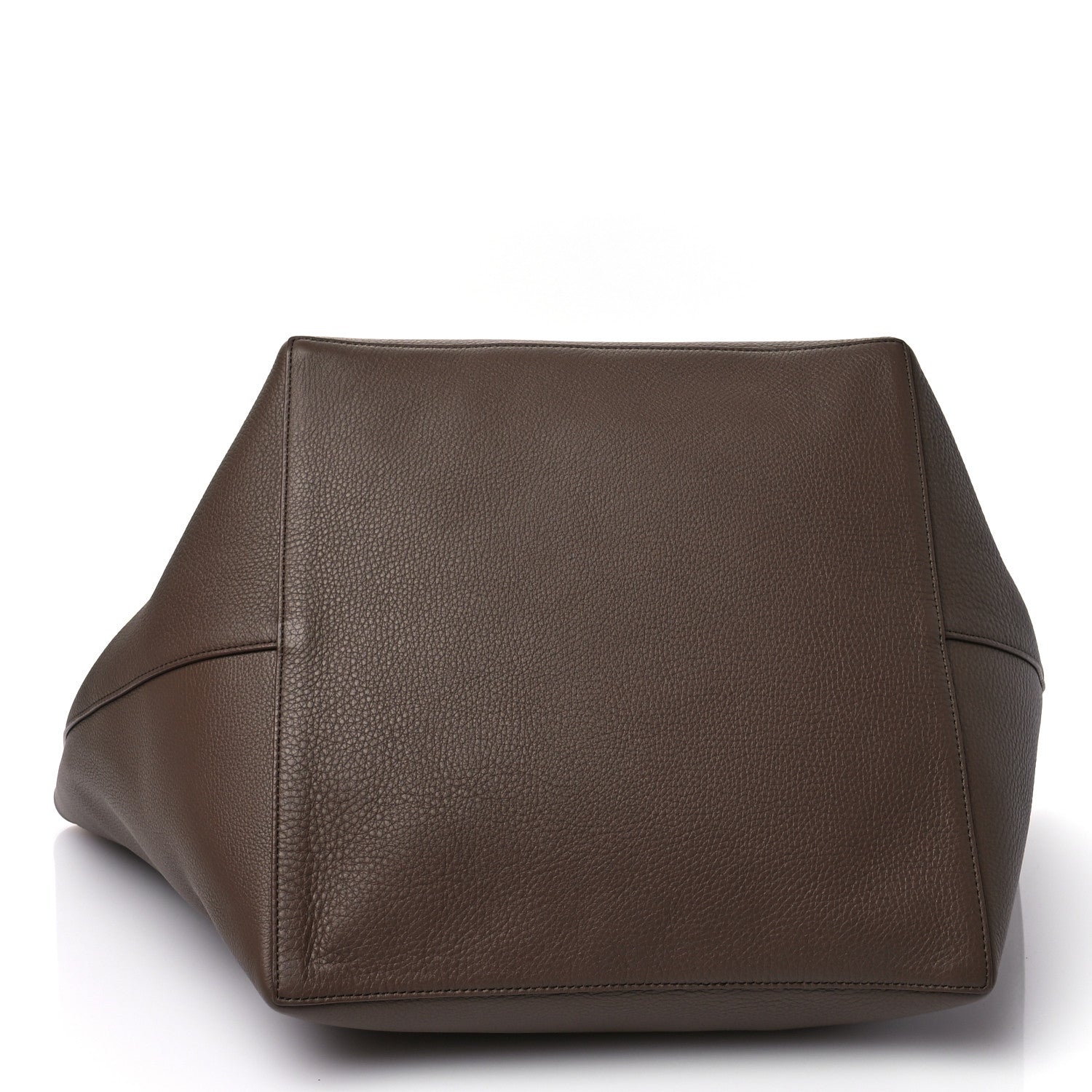 The Row Grained Calfskin Park Tote XL Dark Taupe 6 of 13