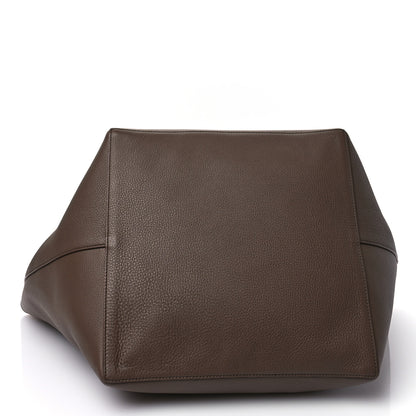 The Row Grained Calfskin Park Tote XL Dark Taupe 6 of 13
